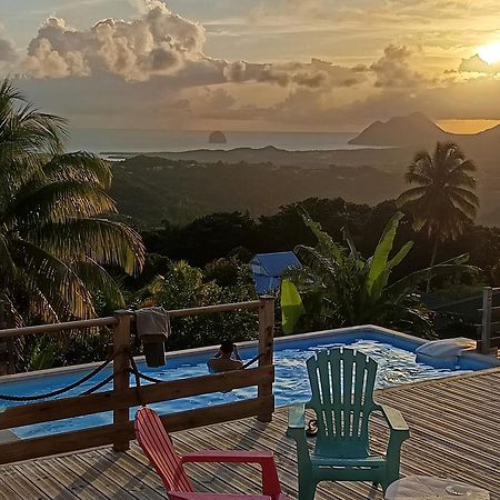 Villa CosaRoé Martinique Piscine et superbe vue mer Riviere-Salee Esterno foto