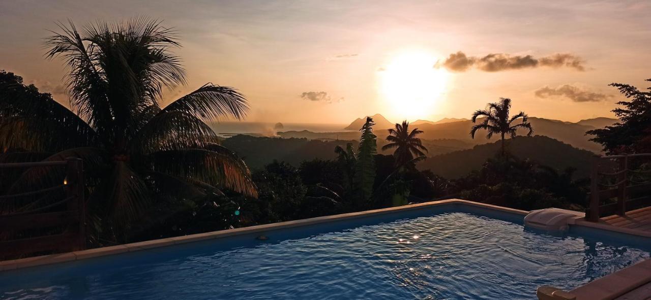 Villa CosaRoé Martinique Piscine et superbe vue mer Riviere-Salee Esterno foto