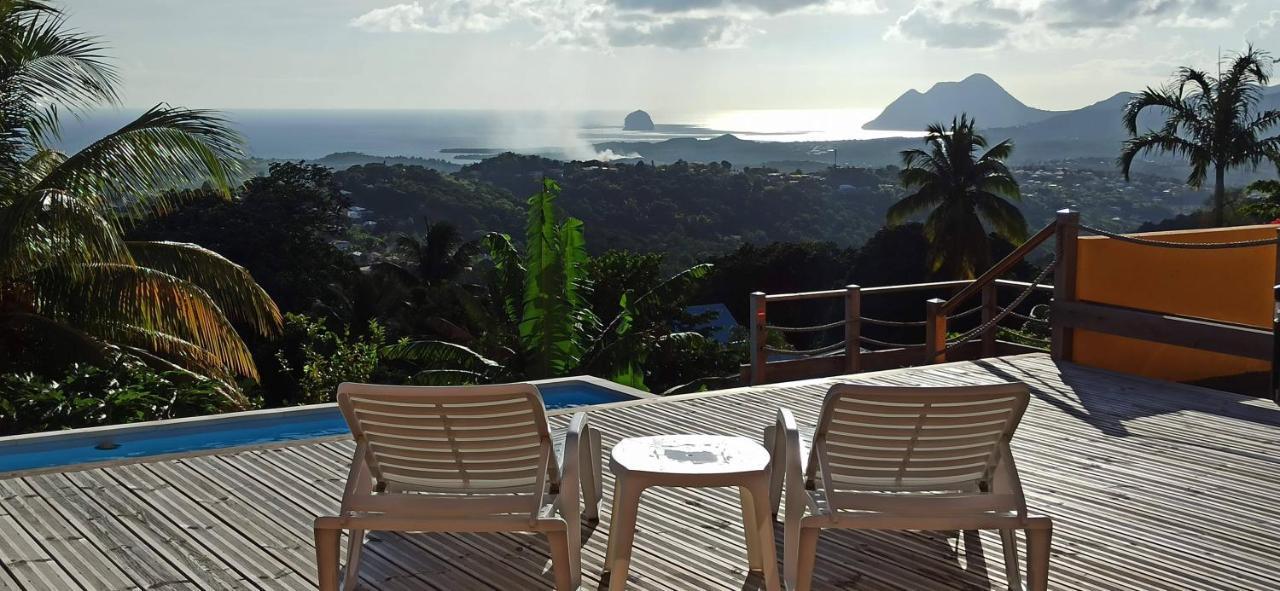Villa CosaRoé Martinique Piscine et superbe vue mer Riviere-Salee Esterno foto