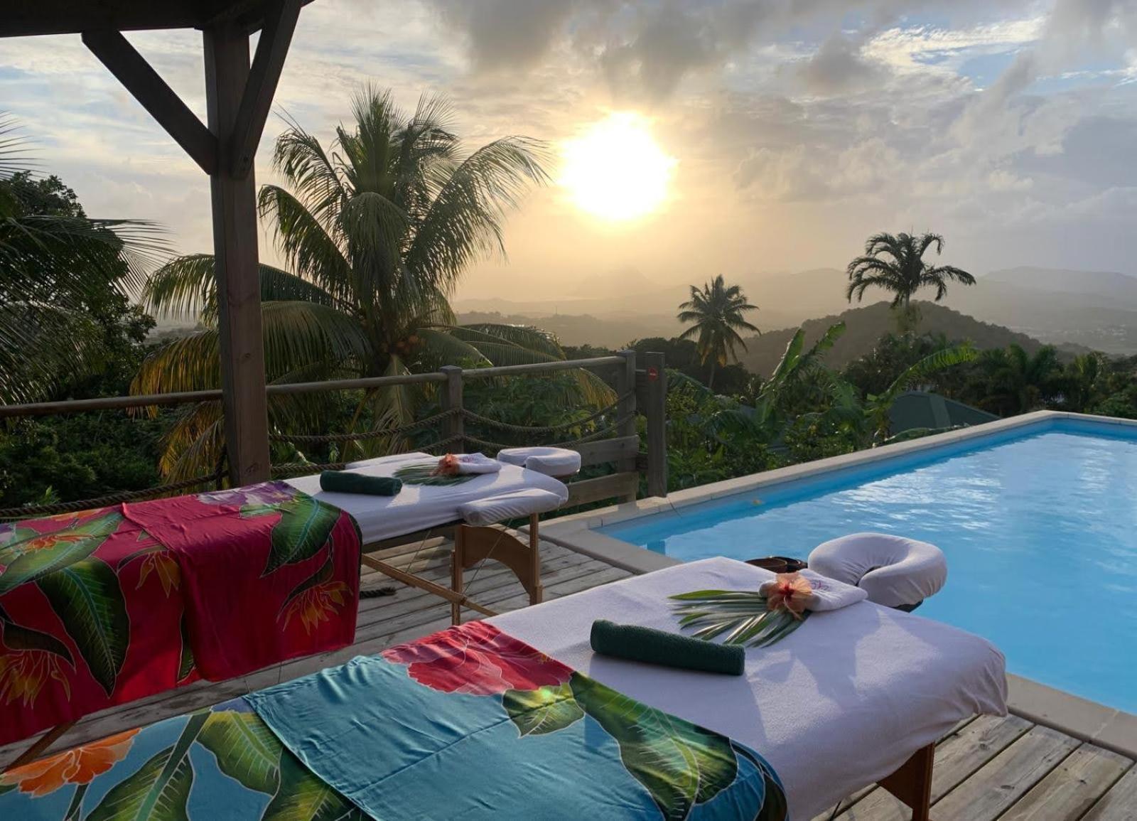 Villa CosaRoé Martinique Piscine et superbe vue mer Riviere-Salee Esterno foto