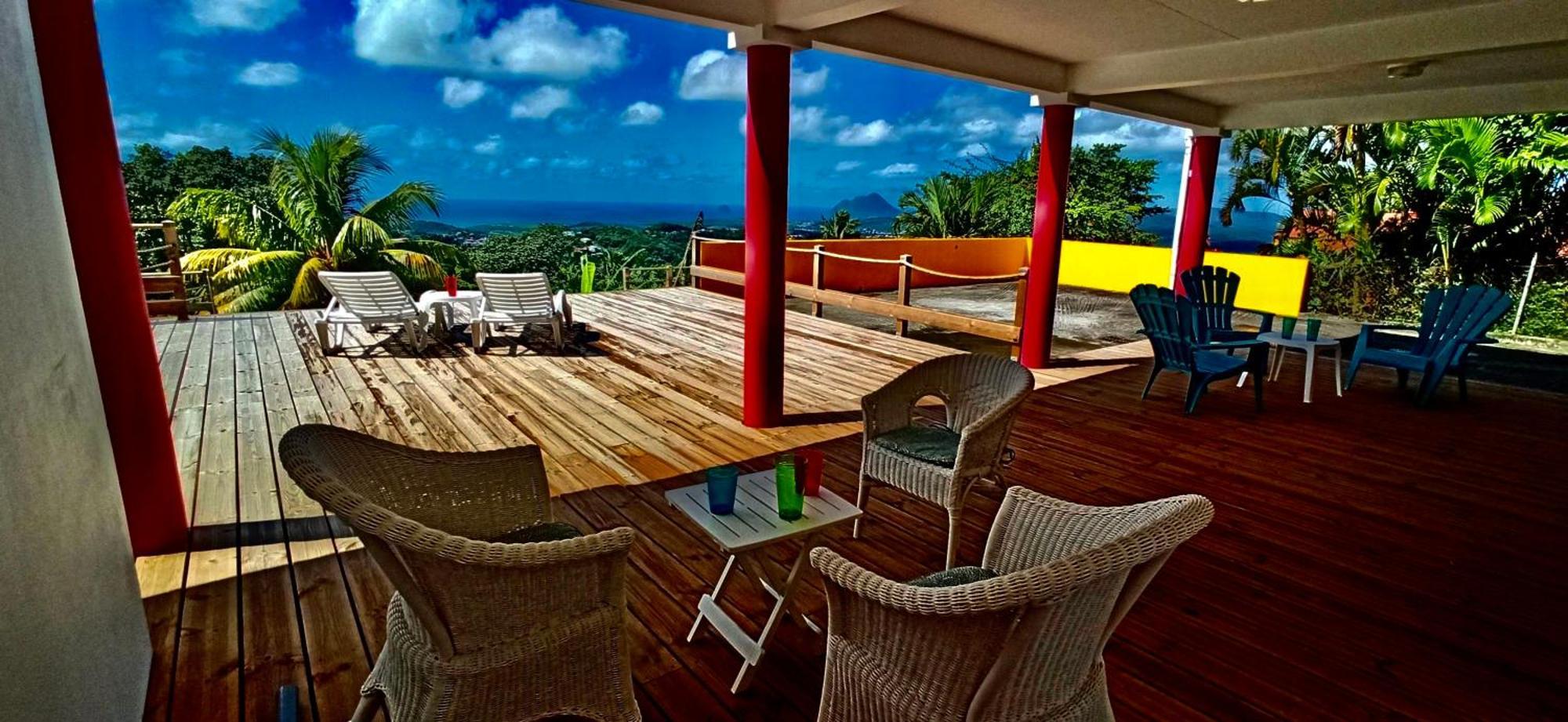 Villa CosaRoé Martinique Piscine et superbe vue mer Riviere-Salee Esterno foto