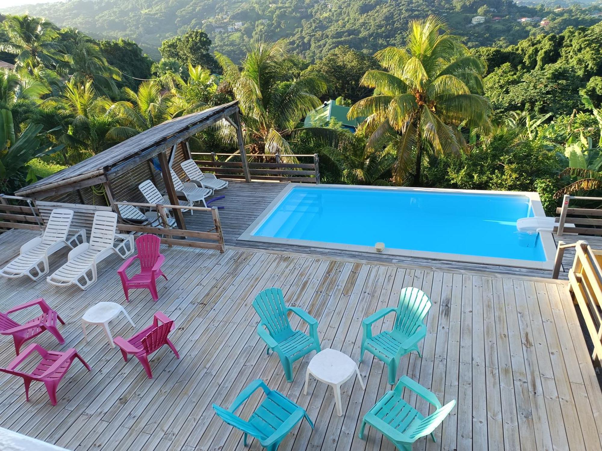 Villa CosaRoé Martinique Piscine et superbe vue mer Riviere-Salee Esterno foto